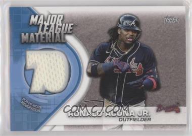 2021 Topps - Major League Materials #MLM-RA - Ronald Acuna Jr.