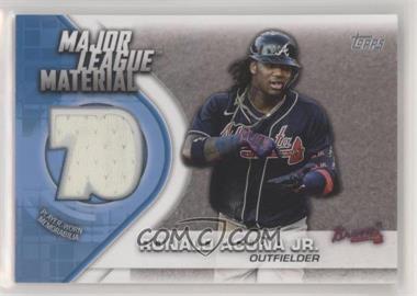 2021 Topps - Major League Materials #MLM-RA - Ronald Acuna Jr.