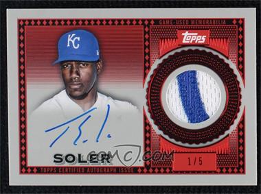 2021 Topps - Reverence Autographed Patches - Red #RAP-JS - Jorge Soler /5