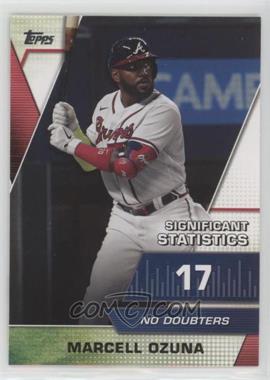 2021 Topps - Significant Statistics #SS-15 - Marcell Ozuna