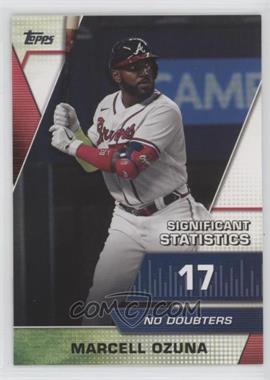 2021 Topps - Significant Statistics #SS-15 - Marcell Ozuna