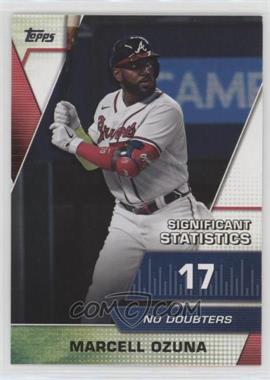 2021 Topps - Significant Statistics #SS-15 - Marcell Ozuna