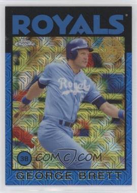 2021 Topps - Silver Pack 1986 Topps Chrome Baseball - Blue #86BC-48 - George Brett /150