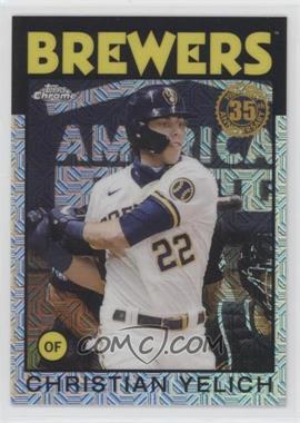 2021 Topps - Silver Pack 1986 Topps Chrome Baseball #86BC-17 - Christian Yelich