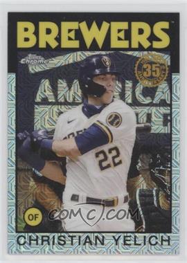 2021 Topps - Silver Pack 1986 Topps Chrome Baseball #86BC-17 - Christian Yelich