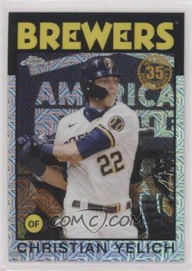 2021 Topps - Silver Pack 1986 Topps Chrome Baseball #86BC-17 - Christian Yelich