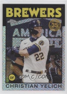 2021 Topps - Silver Pack 1986 Topps Chrome Baseball #86BC-17 - Christian Yelich