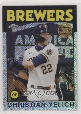 2021 Topps - Silver Pack 1986 Topps Chrome Baseball #86BC-17 - Christian Yelich