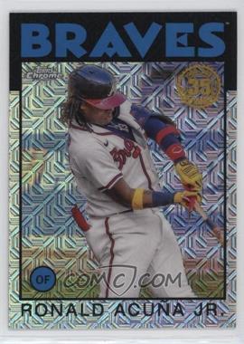 2021 Topps - Silver Pack Series 2 1986 Topps Chrome Baseball #86TC-65 - Ronald Acuna Jr.