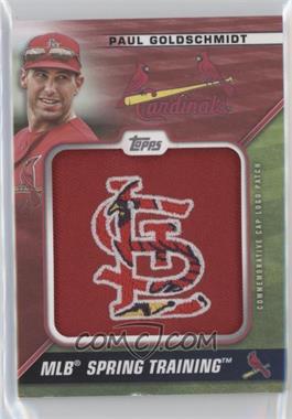 2021 Topps - Spring Training Cap Logo Manufactured Patches - Red #STCL-PG - Paul Goldschmidt /10 [EX to NM]