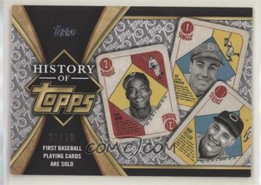 2021 Topps - The History of Topps - Platinum Anniversary #HOT-2 - First Baseball Playing Cards Are Sold /70