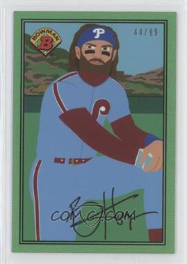 2021 Topps 1989 Bowman X Keith Shore - [Base] - Green Foil #12 - Bryce Harper /89