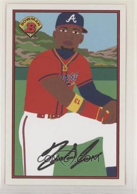 2021 Topps 1989 Bowman X Keith Shore - [Base] #33 - Ronald Acuna Jr.