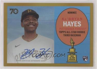 2021 Topps All-Star Rookie Cup - Rookie Autographs - Gold Foil #RCA-KH - Ke'Bryan Hayes /50