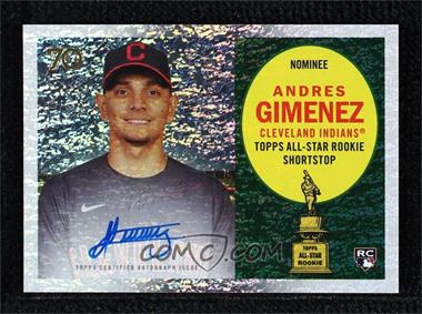 2021 Topps All-Star Rookie Cup - Rookie Autographs - Holofractor #RCA-AG - Andres Gimenez /99