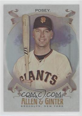 2021 Topps Allen & Ginter's - [Base] - Hot Box Silver Portrait #13 - Buster Posey