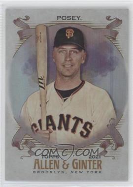 2021 Topps Allen & Ginter's - [Base] - Hot Box Silver Portrait #13 - Buster Posey