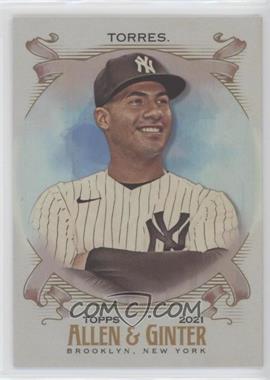 2021 Topps Allen & Ginter's - [Base] - Hot Box Silver Portrait #131 - Gleyber Torres