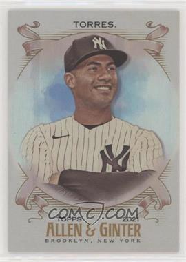 2021 Topps Allen & Ginter's - [Base] - Hot Box Silver Portrait #131 - Gleyber Torres