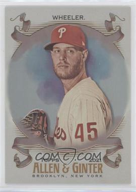 2021 Topps Allen & Ginter's - [Base] - Hot Box Silver Portrait #153 - Zack Wheeler