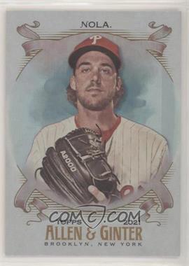 2021 Topps Allen & Ginter's - [Base] - Hot Box Silver Portrait #215 - Aaron Nola