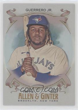 2021 Topps Allen & Ginter's - [Base] - Hot Box Silver Portrait #63 - Vladimir Guerrero Jr.