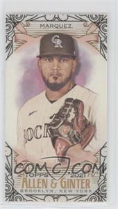 2021 Topps Allen & Ginter's - [Base] - Mini Black Border #166 - German Marquez