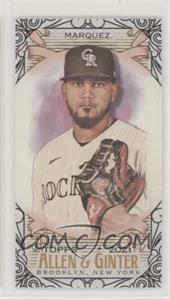 2021 Topps Allen & Ginter's - [Base] - Mini Black Border #166 - German Marquez