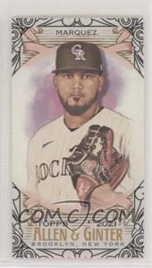 2021 Topps Allen & Ginter's - [Base] - Mini Black Border #166 - German Marquez