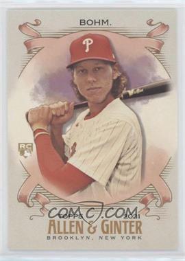 2021 Topps Allen & Ginter's - [Base] #100 - Alec Bohm