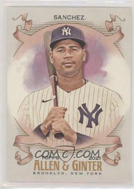 2021 Topps Allen & Ginter's - [Base] #186 - Gary Sanchez