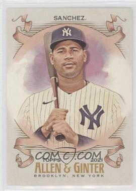 2021 Topps Allen & Ginter's - [Base] #186 - Gary Sanchez