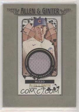 2021 Topps Allen & Ginter's - Mini Framed Relics #MFR-ARI - Anthony Rizzo