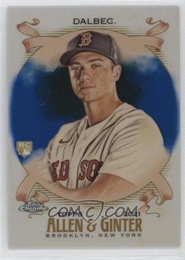 2021 Topps Allen & Ginter's Chrome - [Base] - Blue Refractor #121 - Bobby Dalbec /150