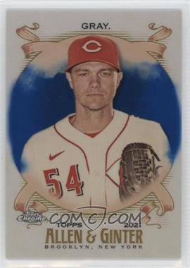 2021 Topps Allen & Ginter's Chrome - [Base] - Blue Refractor #230 - Sonny Gray /150