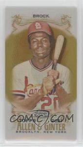 2021 Topps Allen & Ginter's Chrome - [Base] - Mini Gold Refractor #144 - Lou Brock /50