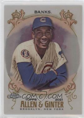 2021 Topps Allen & Ginter's Chrome - [Base] - Refractor #33 - Ernie Banks