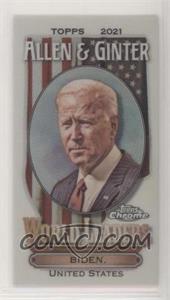 2021 Topps Allen & Ginter's Chrome - Mini World Leaders #MWL-2 - Joe Biden