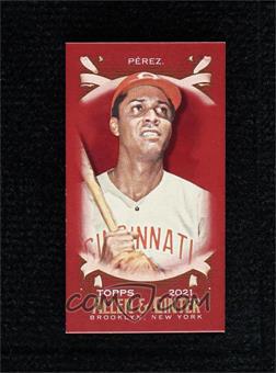 2021 Topps Allen & Ginter's X - [Base] - Mini Red #323 - Tony Perez /5