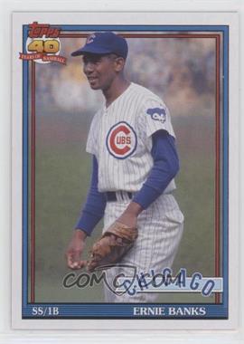 2021 Topps Archives - [Base] #199 - 1991 Topps - Ernie Banks