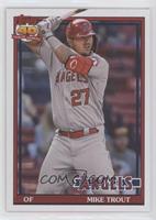 SP - 1991 Topps Variation - Mike Trout