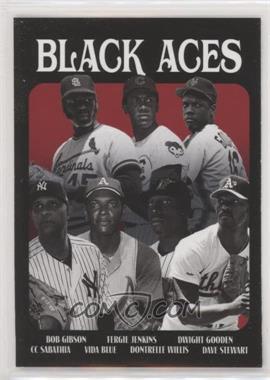 2021 Topps Archives - Movie Poster Cards #MPC-14 - Vida Blue, Dave Stewart, Dontrelle Willis, CC Sabathia, Dwight Gooden, Bob Gibson, Fergie Jenkins