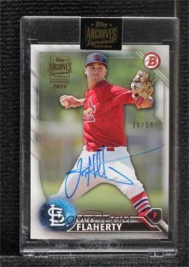 2021 Topps Archives Signature Series - Active Player Edition Buybacks #16B-BP89 - Jack Flaherty (2016 Bowman - Prospects) /54 [Buyback]