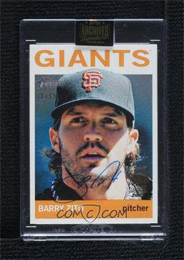 2021 Topps Archives Signature Series - Retired Player Edition Buybacks #13TH-404 - Barry Zito (2013 Topps Heritage) /99 [Buyback]