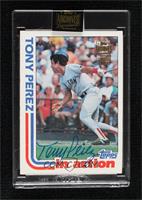 In Action - Tony Perez (1982 Topps) [Buyback] #/99