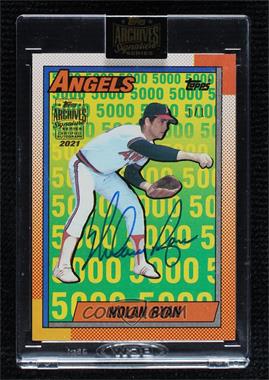 2021 Topps Archives Signature Series - Retired Player Edition Buybacks #90T-3 - Nolan Ryan (1990 Topps) /1 [Buy Back] - Courtesy of COMC.com