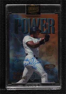 2021 Topps Archives Signature Series - Retired Player Edition Buybacks #97TF-45 - Bernie Williams (1997 Topps Finest) /27 [Buyback]