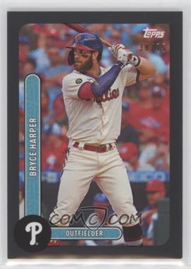 2021 Topps Brooklyn Collection - [Base] - Black #12 - Bryce Harper /75