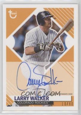 2021 Topps Brooklyn Collection - Brooklyn Autographs #BKA-LW - Larry Walker /80