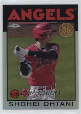 2021 Topps Chrome - 1986 Topps Baseball #86BC-9 - Shohei Ohtani